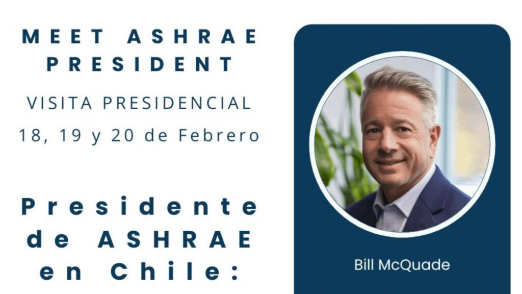 Presidente de Ashrae visita Chile