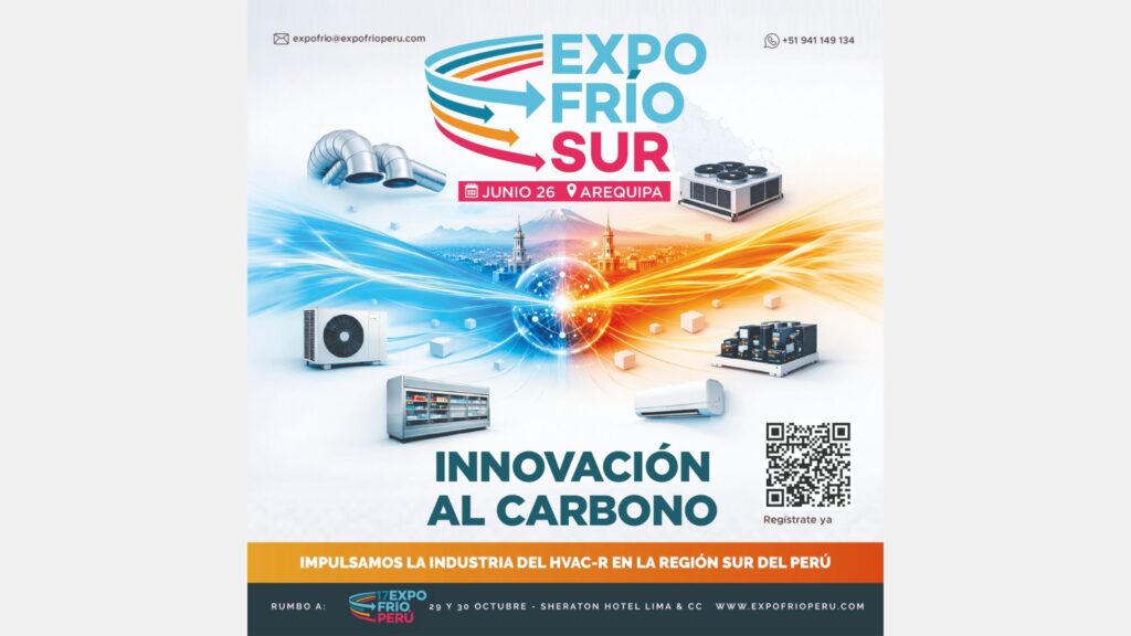 Expofrío Sur vuelve a Arequipa con actualización técnica HVAC-R