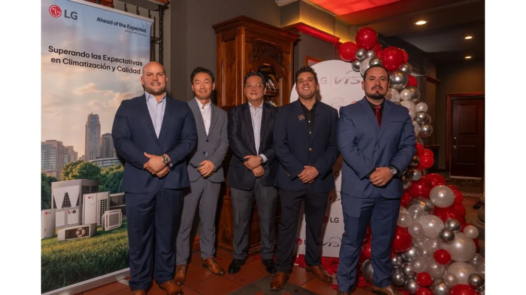LG Electronics y VTS Group evento Ecuador