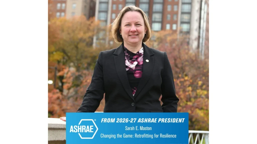 ASHRAE presidenta 2026-2027