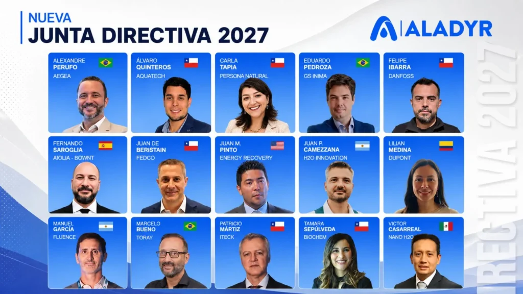 ALADYR anuncia a su nueva Junta Directiva para el periodo 2027