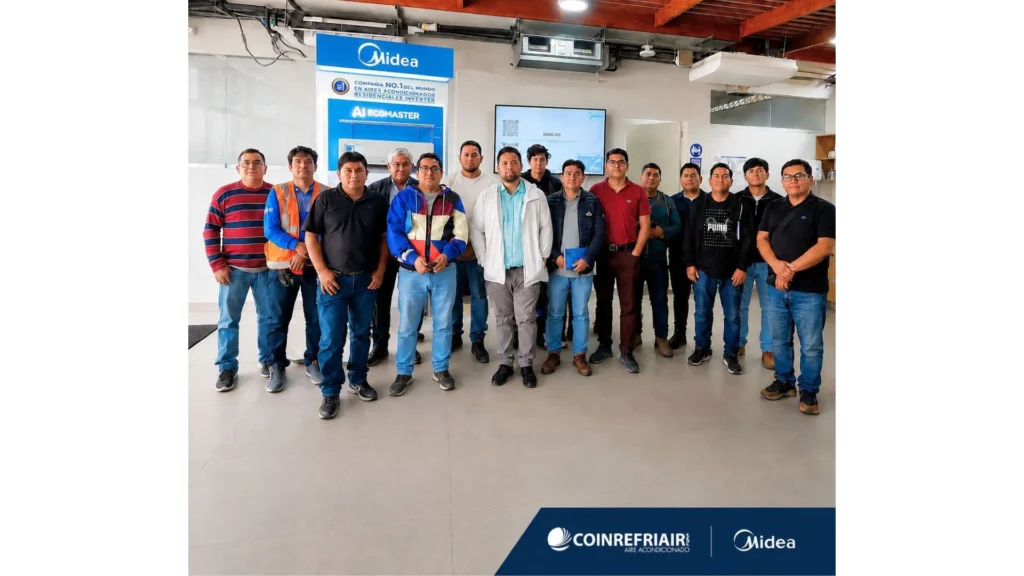 Coinrefri Air y Midea Perú capacitación