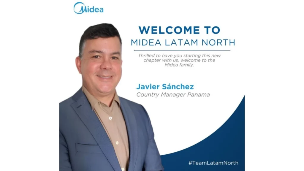 Midea Latam North nombra a Javier Sánchez como Country Manager Panamá