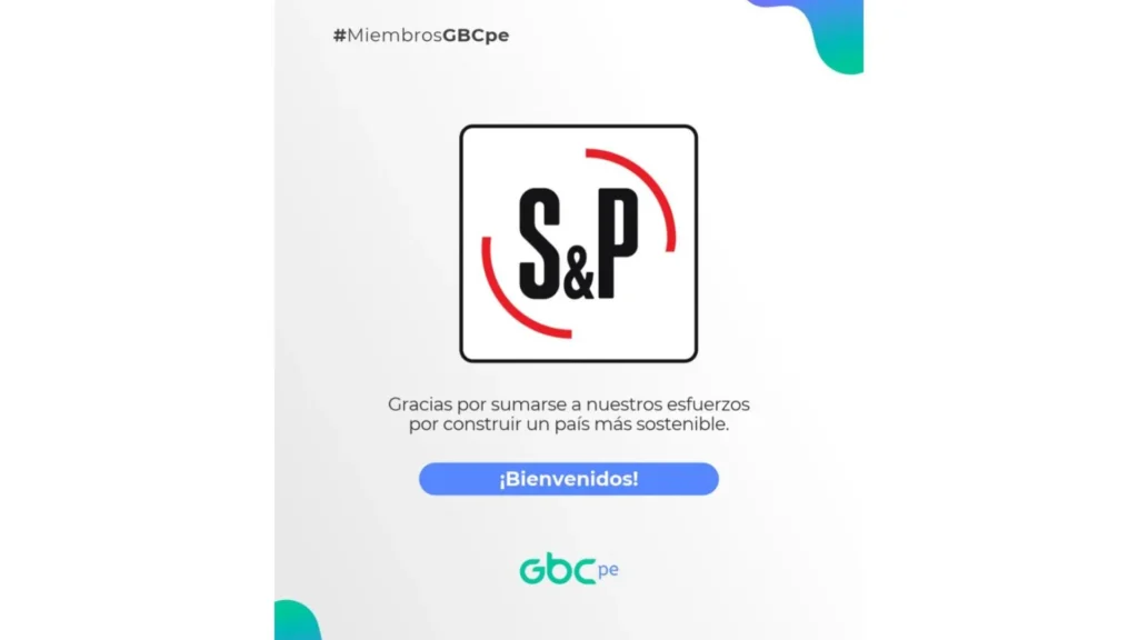 S&P Perú miembro de GBCPerú