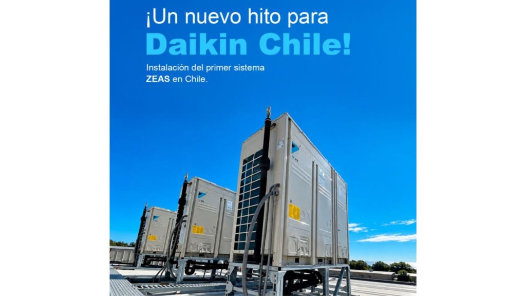 Daikin Chile instala su primer sistema CO₂ ZEAS para refrigeración comercial