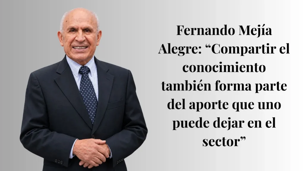 “Compartir el conocimiento también forma parte del aporte que uno puede dejar en el sector”